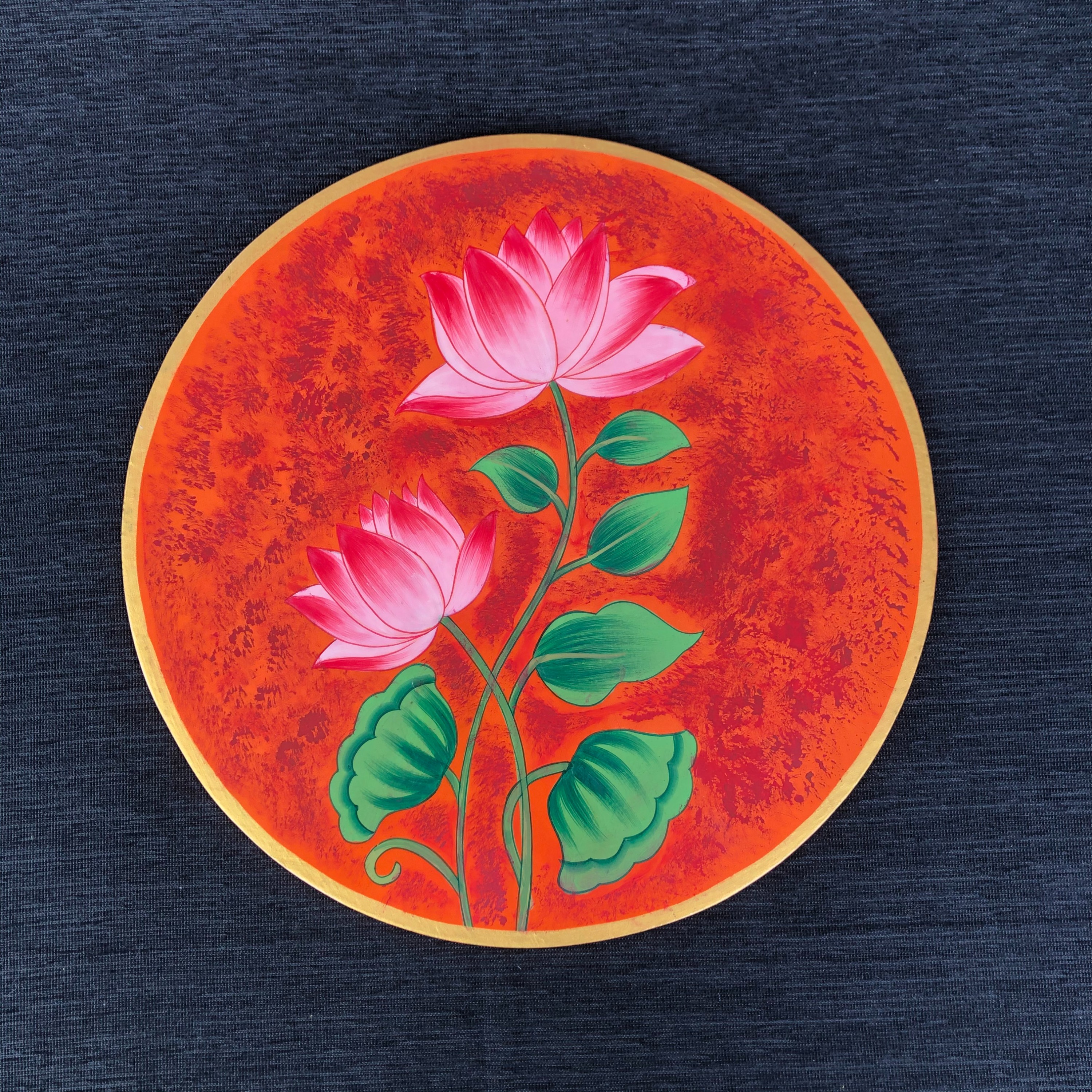 Hand Painted Pichwai wall plate