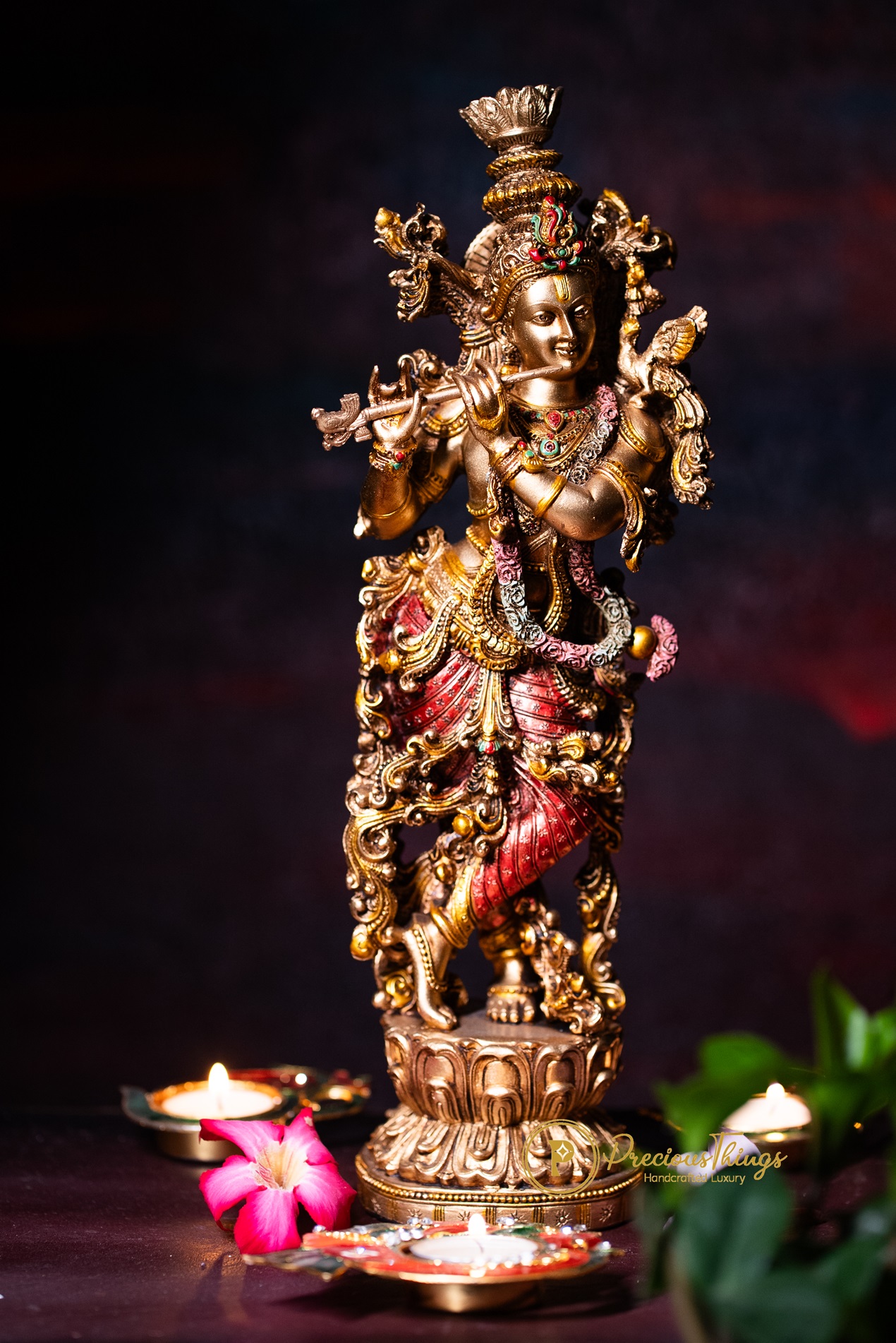 Resin Krishna Idol