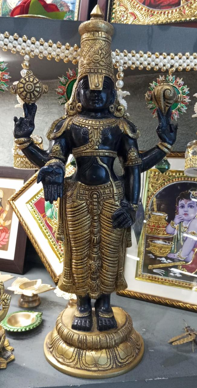 Lord Vishnu Brass -18 Inches