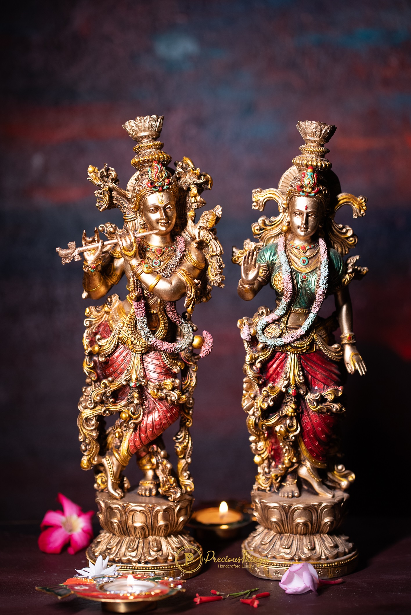 Resin Radha Krishna Idol