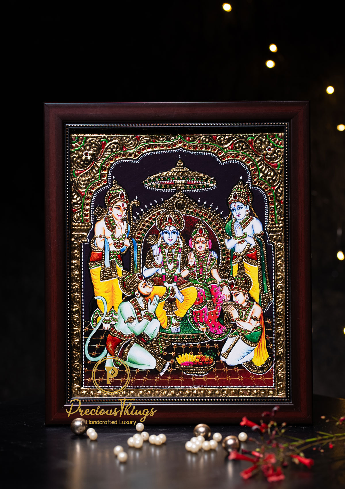 Rama Pattabhishekam Tanjore Painting