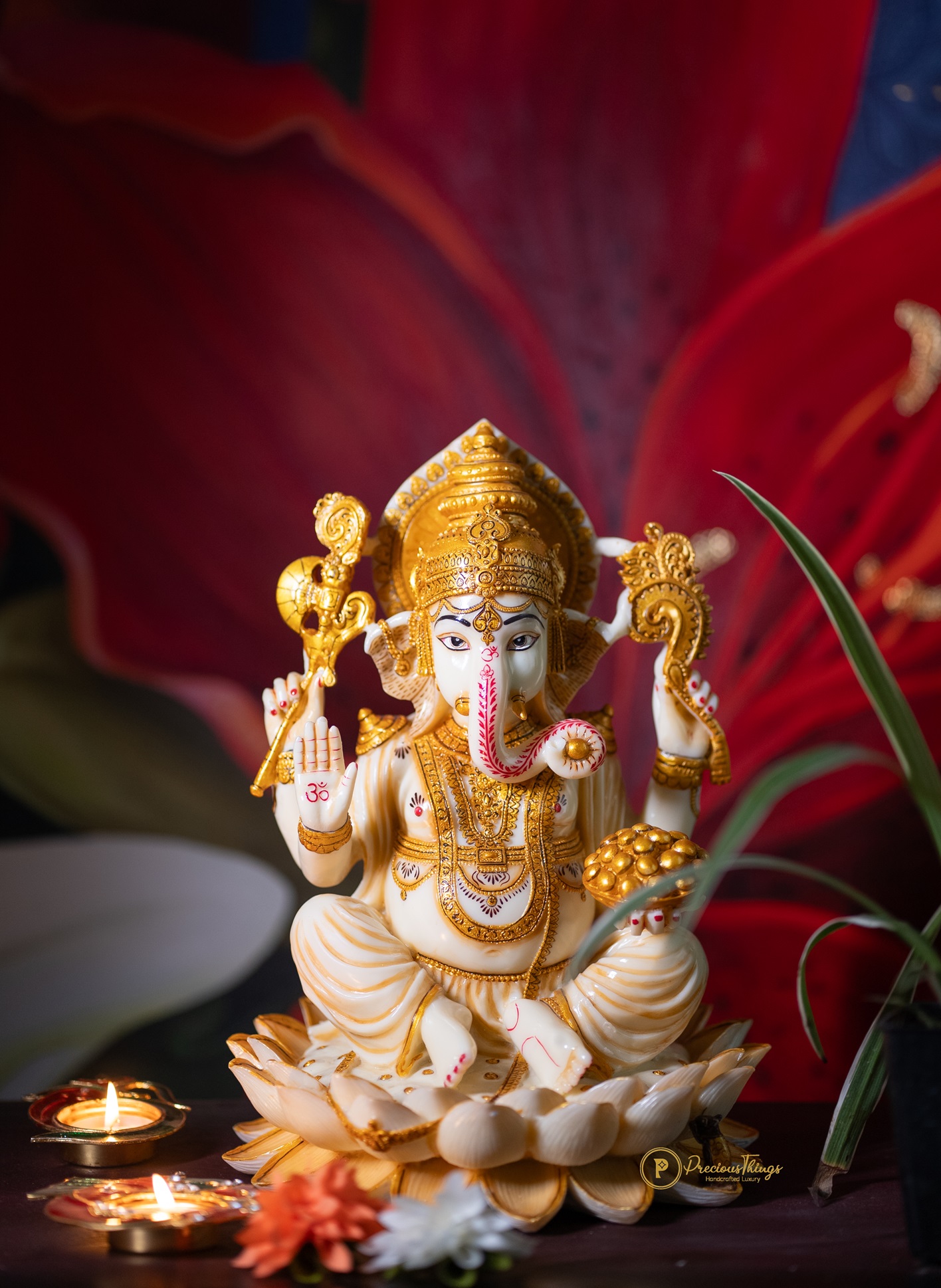Ganesha Idol Made Of Resin