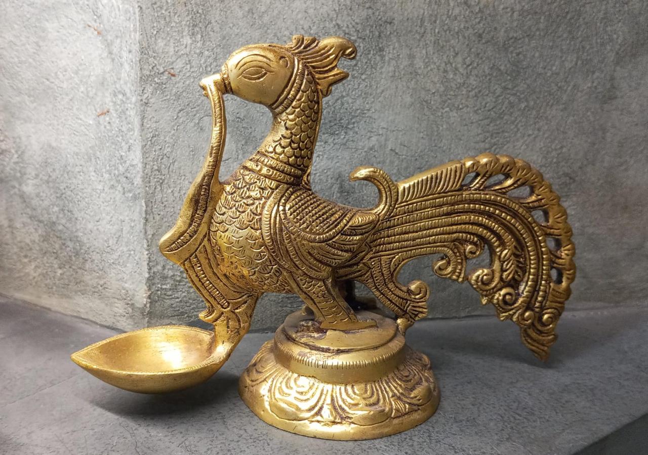 Peacock Brass-6 Inches